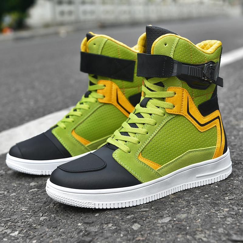 Новая мужская мотоциклетная обувь Мужские всесезонные внедорожные мотоботы для райдера Гоночные ботильоны Всесезонная мотоциклетная экипировка для путешествий