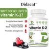 Vitamin K2 Coconut Oil Supplement Promote Strong Bone Heart Health 120 Capsules
