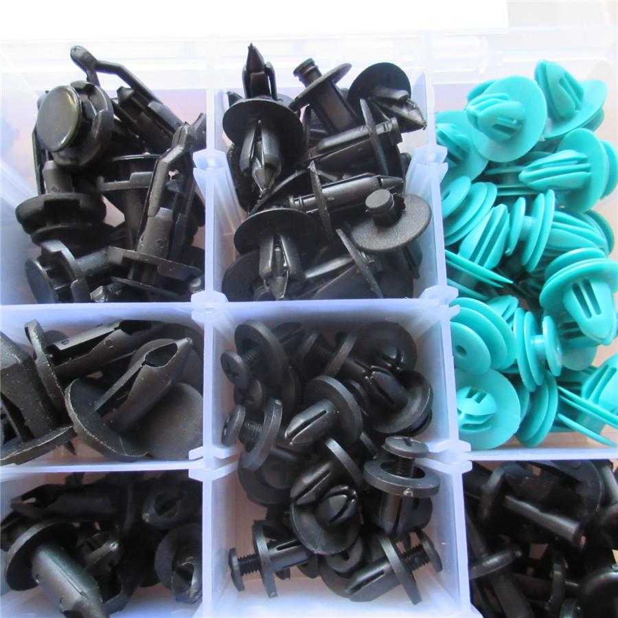 456 Pcs Plastic Mixed Size Car Truck Body Bumper Fastener Rivet Clips Mouldings