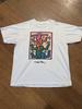 Винтажная футболка Keith Haring For Fan 1991 года Классическая взрослая ZL199 Унисекс