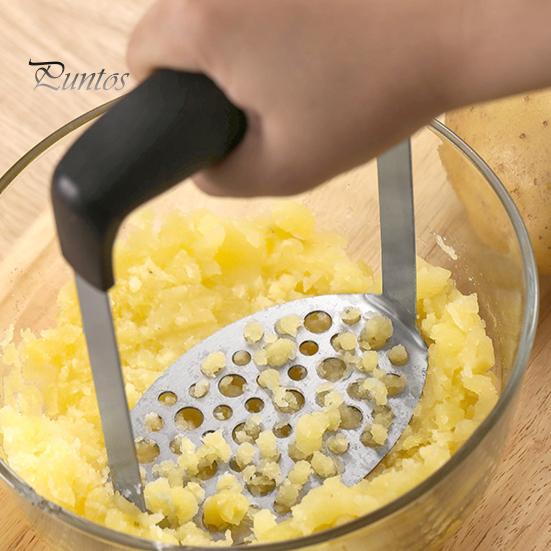 Машинка для картофеля с эргономичной ручкой, портативная портативная машина для измельчения овощей и фруктов, кухонный инструмент из нержавеющей стали