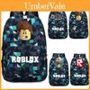 Стильный рюкзак Roblox для детей с ярким мультяшным рисунком и большим объемом