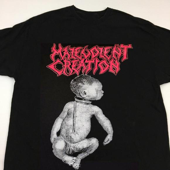 Редкий! MALEVOLENT CREATION Stillborn '94 Европейский Тур футболка BL854 Унисекс Футболка