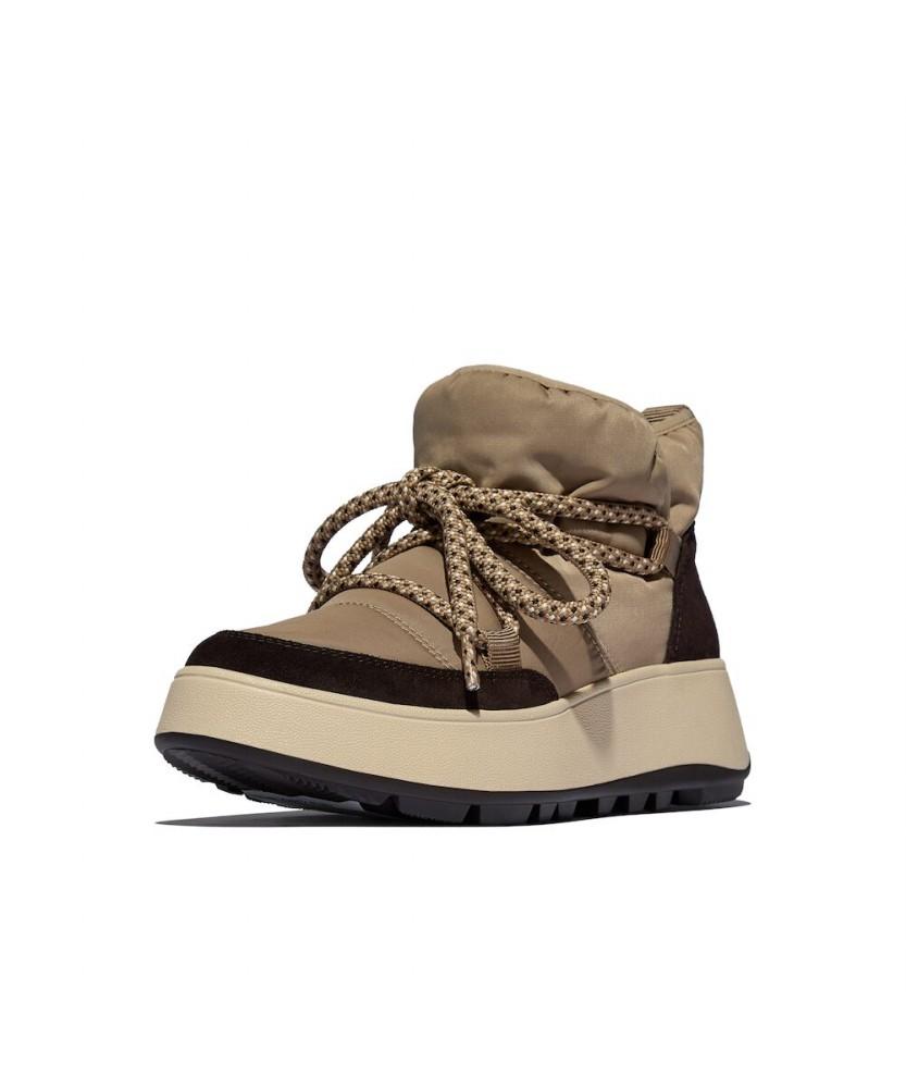 Fitflop [F-Mode] Women'S Platform Puff Boots - Taupe (Ft59K2B303)