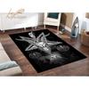 Satan Devil Skull Divination Carpet Halloween Satan Decorative Carpet Bathroom Carpet  Bedroom  Large Carpets for Living Room
