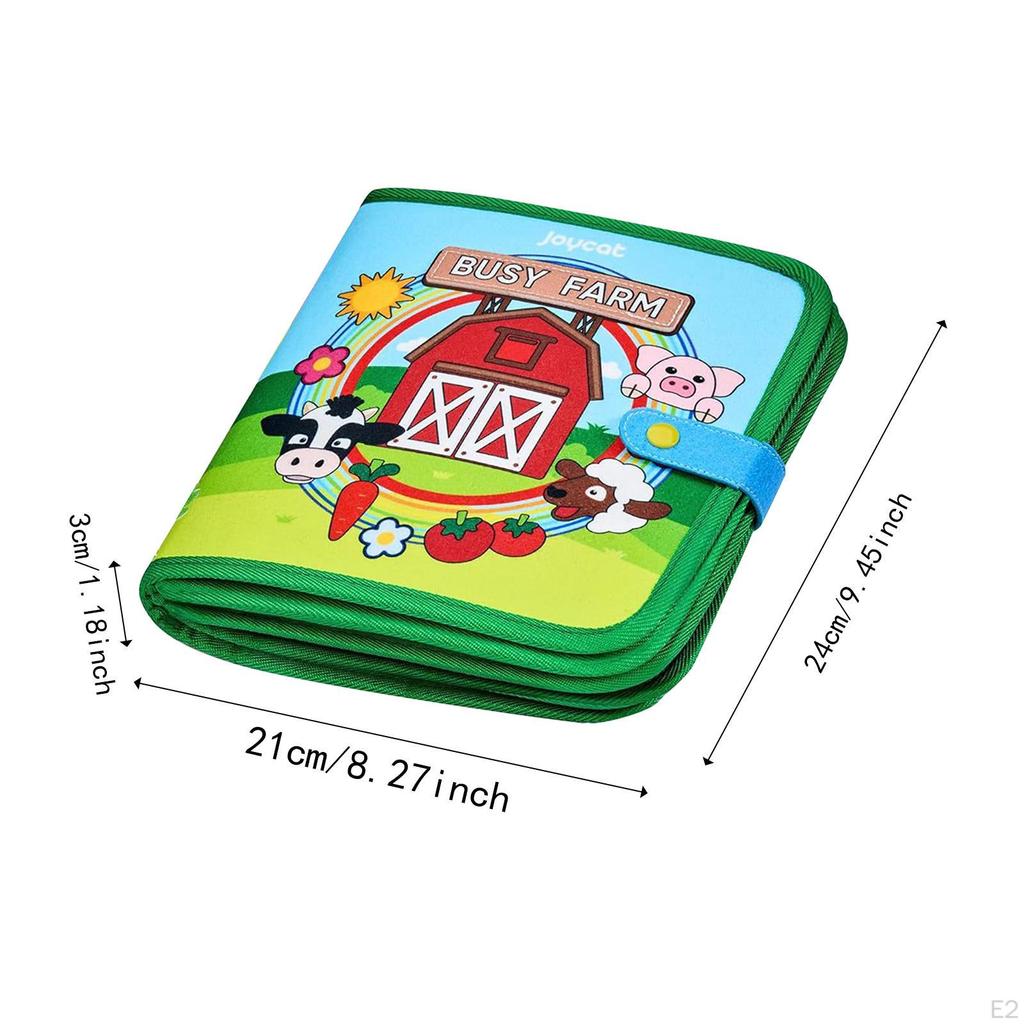 Детская тканевая книга интерактивная игрушка детская фетровая доска для мальчиков и девочек подарки