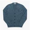 MaiSon KitSune Bold Fox Head Patch V Neck Men S Cardigan Mm00509kt1036