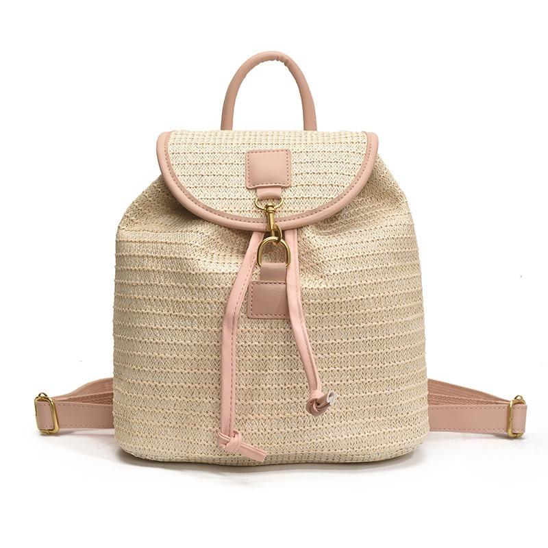 Плетеная соломенная сумка женская большой вместимости новая летняя дорожная сумка для отдыха студенческая сумка для занятий