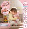 Poupée bébé interactive 41 cm avec cocon, sons réalistes – Kinderplay Lili (KP3513)