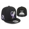 Adjustable Flat Brim Baseball Cap Men Women Streetwear Floral Embroidered Nylon Hat