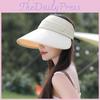 Ice Silk Summer Sun Hat With Large Brim For Women Outdoor Sun Protection Fashion Casual