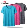 (M-4XL) Ice Silk Quick-Dry Women Sport T-Shirt Camping Hiking T-Shirt Girls Half-Sleeved Yoga Pilates Fitness Tanks Tops