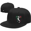 Италия Italy Итальянская Snapback Кепка Хип-Хоп Стиль Плоский Козырек Кепки Бейсболка