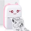Mini Printer Portable BT Inkless Thermal Printer 200DPI Resolution Built-in 1 Roll Non Stick Thermal Paper Best Gift for Girls or Kids