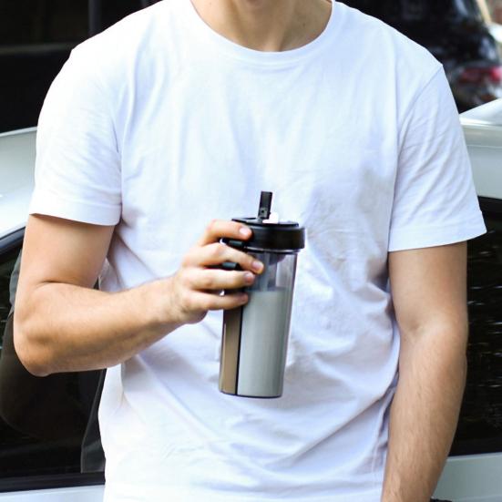 420/600 мл портативная двойная соломинка, отдельная бутылка для питья, воды, подарок для пар