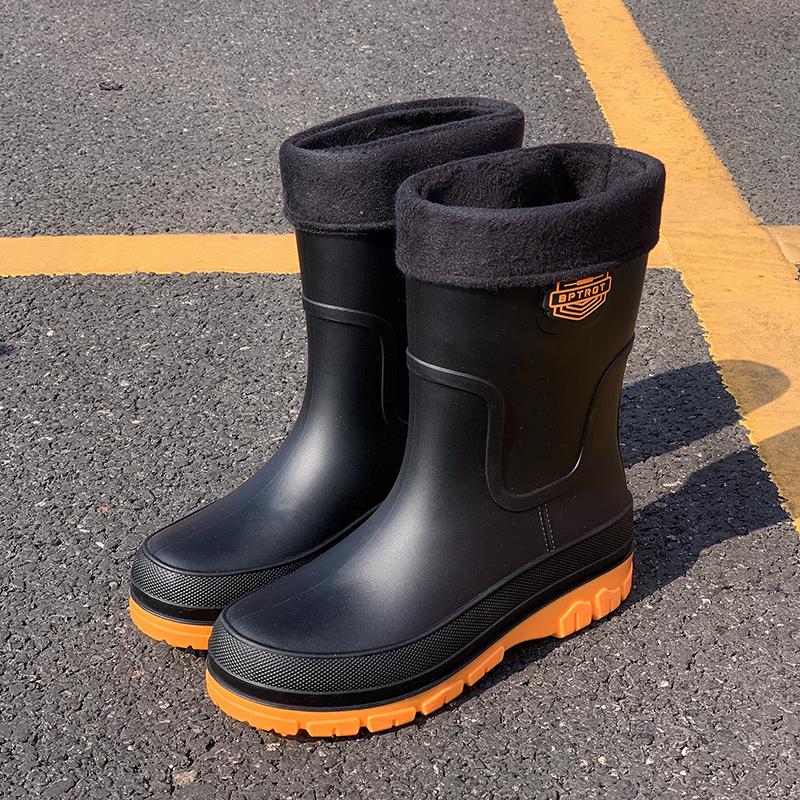Оптовая фабрика Мужские Нескользящие Водонепроницаемые Модные Дождевые Туфли Дождевые Сапоги