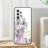 Princess Cartoon For Samsung A53 A52 A33 A32 A51 A71 A21S A13 A73 A50 A22 A23 A03 A72 A54 A12 5G Black Funda Phone Case