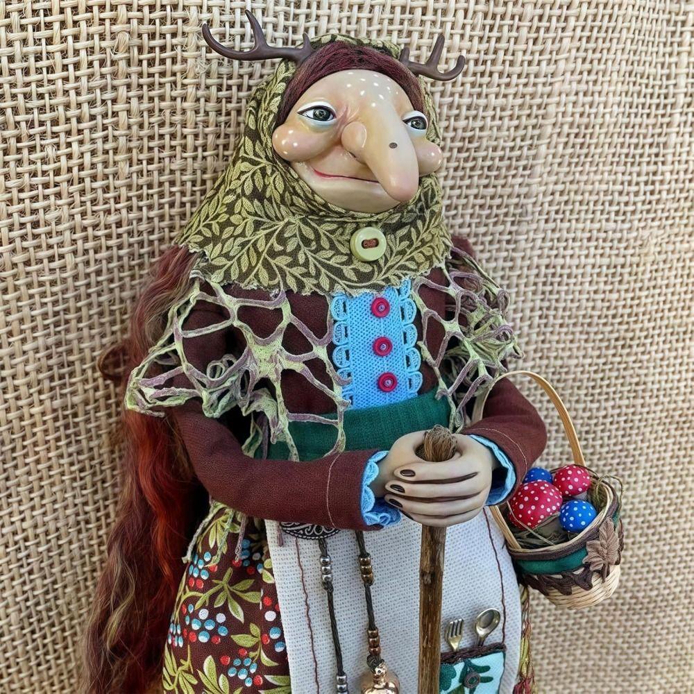 New Good Luck Kitchen Witch Doll Charm Home Charming Witch Doll Handmade Witch Doll Home and Halloween Decoration