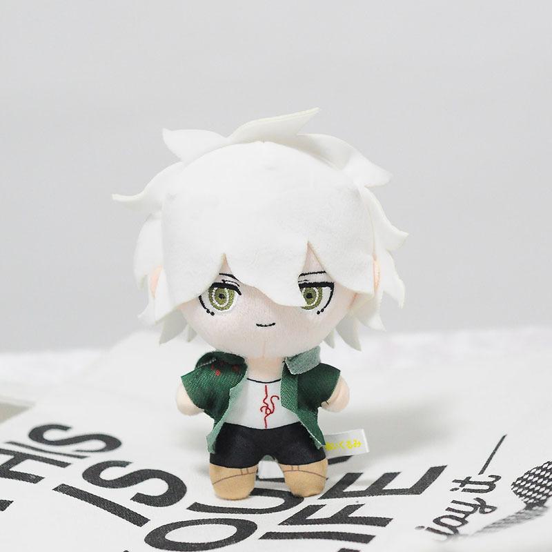 15 см Плюшевый кулон Danganronpa Нагито Комаэда Мягкая игрушка Брелок Аксессуары для сумки Косплей Реквизит Брелок Игрушка Подарок для фанатов