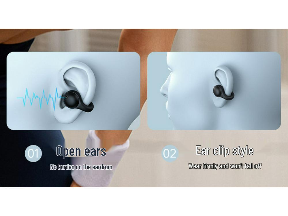Junyi Bird 2025 Open-Ear Bone Conduction Bluetooth Sports Headphones with Noise Cancellation