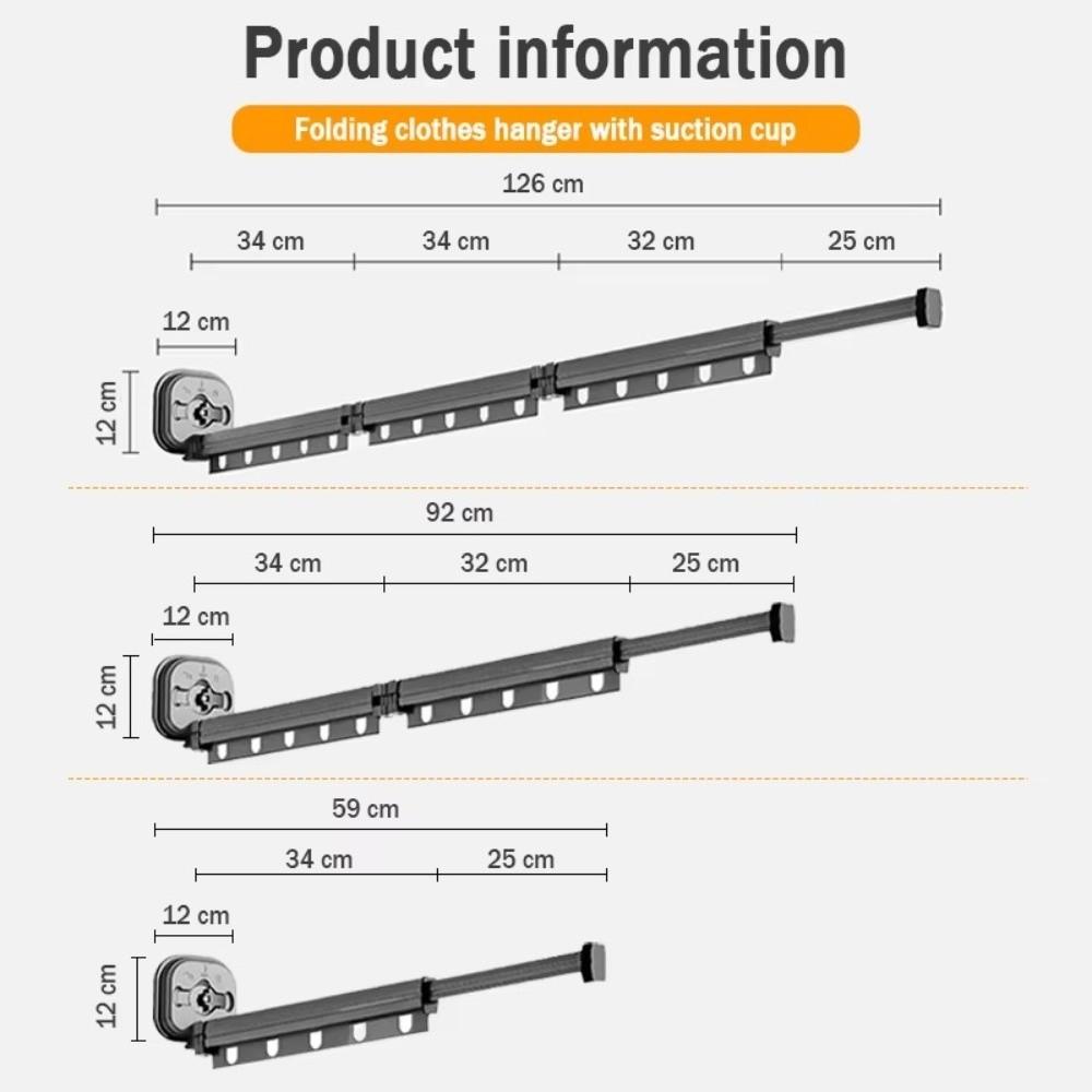 Новая выдвижная складная вешалка для одежды, экономящая место, вращающаяся настенная стойка для одежды, выдвижная бельевая веревка для дома