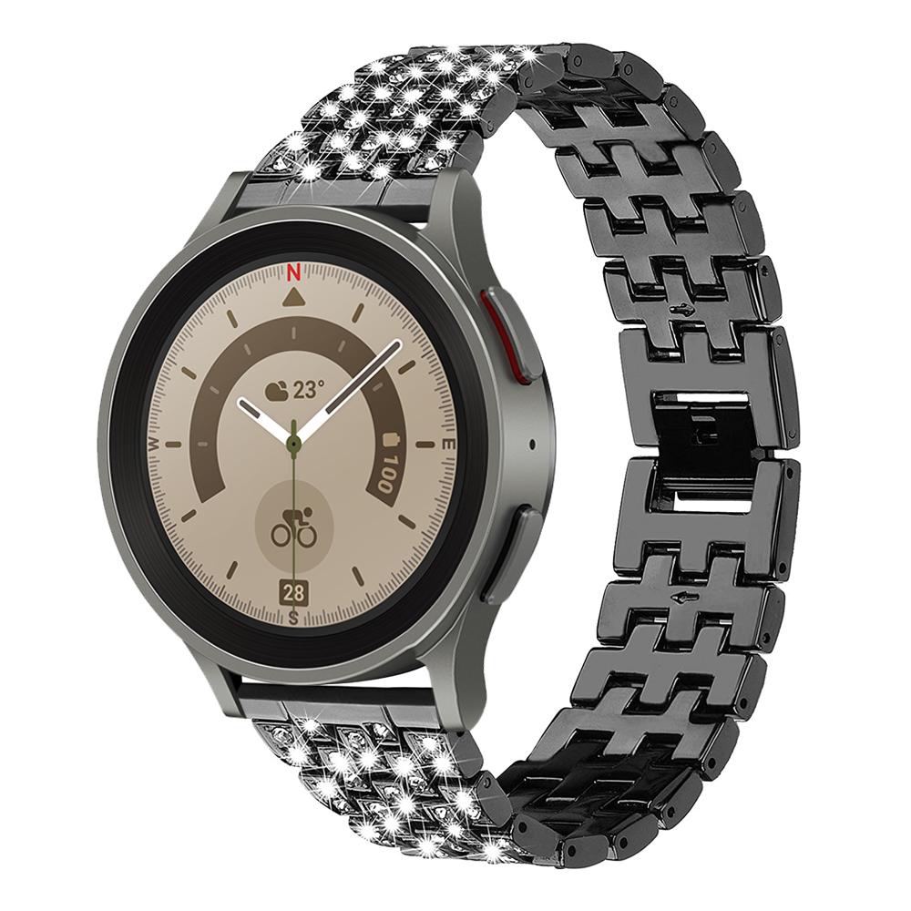 Ремешок 20 мм 22 мм для Samsung Galaxy Watch 4/5/6/pro/classic 43 мм 47 мм 45 мм металлический браслет с бриллиантами correa HUAWEI GT 2e 3 pro ремешок