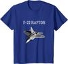 Мужская футболка с принтом истребителя-невидимки F-22 Raptor ВВС США, летняя, из хлопка, с круглым вырезом, с коротким рукавом, новая, размеры S-3XL