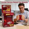 Dr Pepper X  Nice Cube Сквиши Игрушка для снятия стресса Мягкий кубик-фиджет для сжатия для детей и взрослых Сенсорная игрушка для снятия тревожности