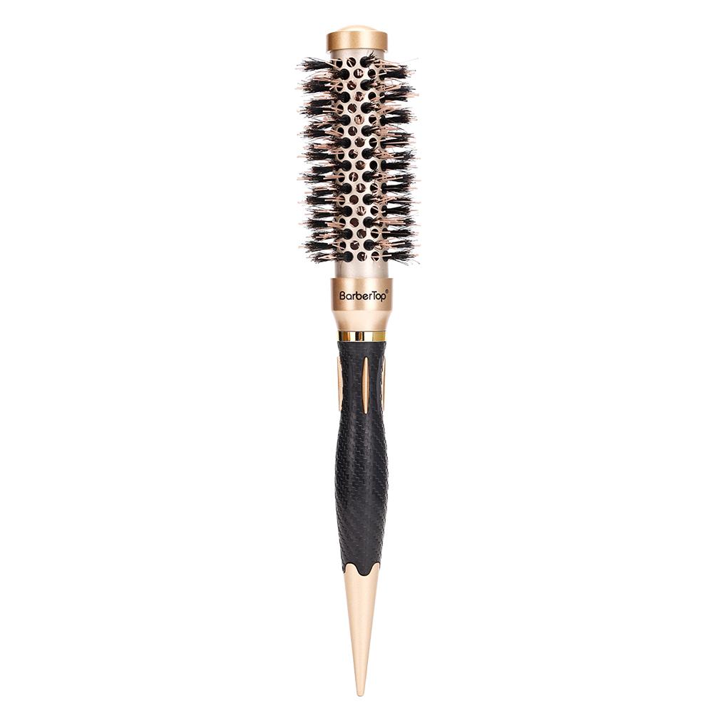 Speciality Round Rolling Brush Straight Hair Comb Boar Bristle Brush Blowing Curling Hairdressing Styling Tool