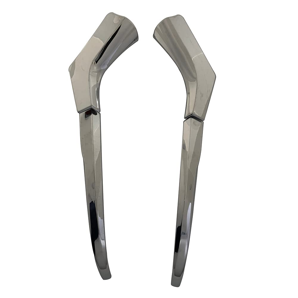 ZIAN Side Mirror Garnish Underline Cover Chrome Plated for Toyota (Silver) Alphard/Vellfire (30 Series)