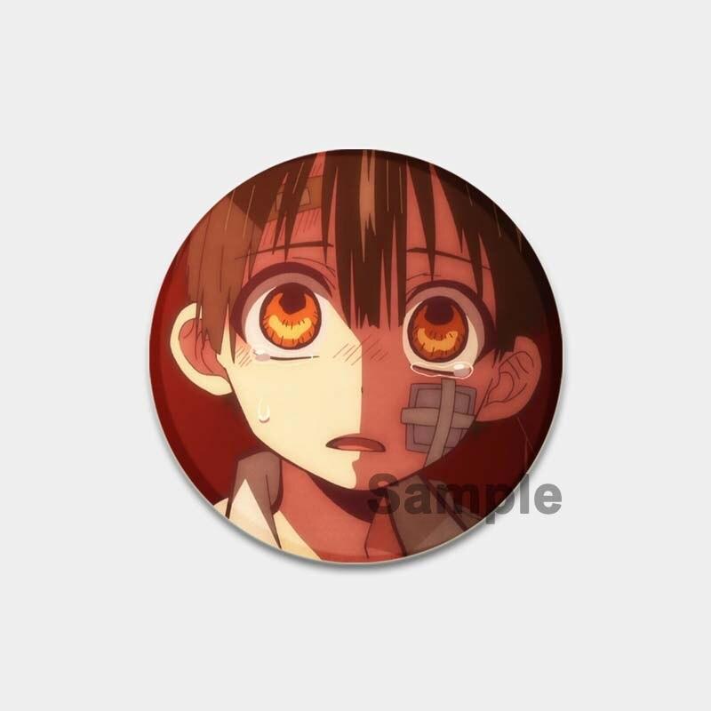 58 мм значки в стиле аниме Hanako Kun на унитаз, аксессуары для рюкзака NENE, значки манги, булавки, мультяшные броши для одежды, сумка, декор, подарки