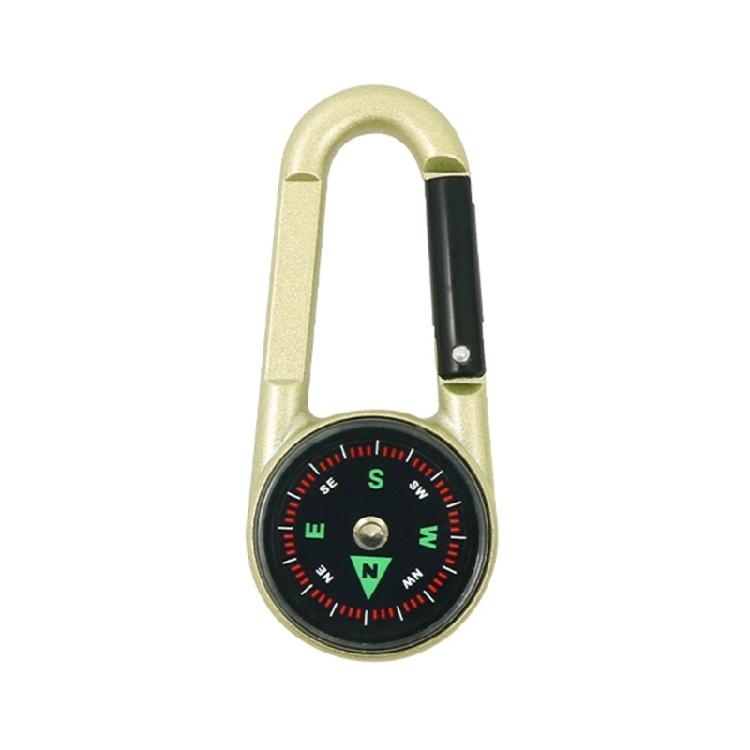 Double Side Compasses Thermometers Outdoor Navigation Tool Light weight Camping Keychain Hiking Camping Accessories