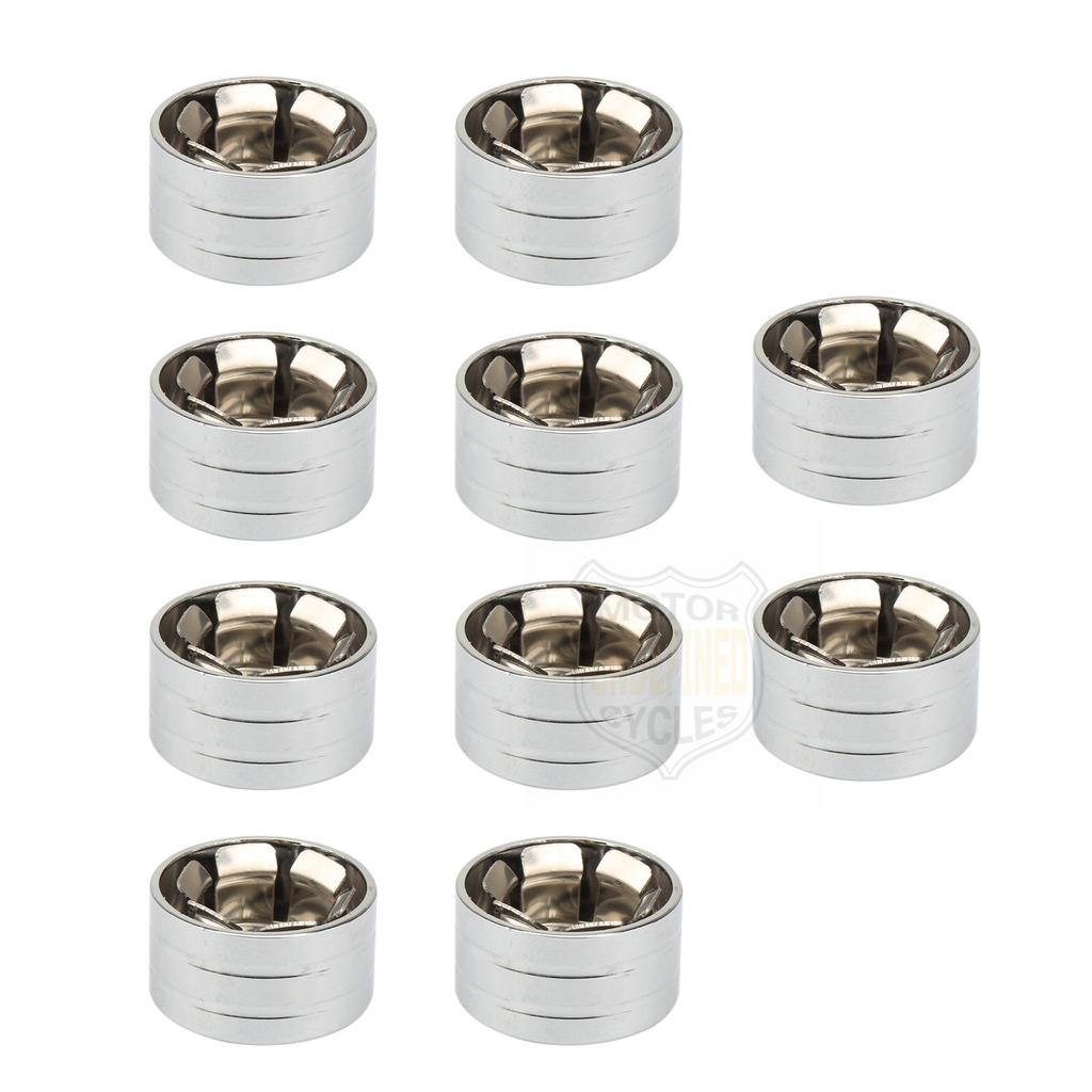 Chrome Motorcycle Head Bolt Cover Schrauben Screws Topper Caps CNC For Harley Touring Road Glide Twin Cam Sportster Dyna Softail
