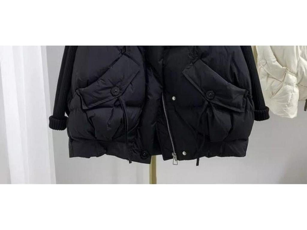 European-Style Women's Thickened Down Cotton Sleeveless Vest - Fashionable Loose Waistcoat for Autumn/Winter