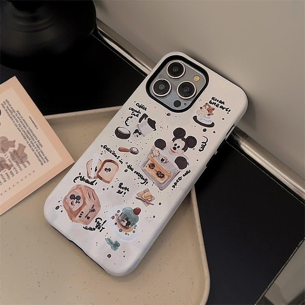 Чехол для телефона с мультяшным изображением кофе на 12/11/13/14/15