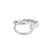 Simple Geometric Asymmetric Open Ring Female Fashion Index Ring