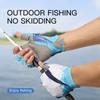 Outdoor Half Finger Fishing Gloves Men Women Anti-slip UV Protection Finger Sports Boating Fish Equipment Angling Sailing Gloves