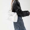 Korean Style PU Bow Shoulder Bag Bucket Bag Fashion Underarm Bag Temperament INS Tote Bag  Gift