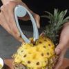 Pineapple Corer Slicer Cutter Pineapple Eye Remover Clip Strawberry Huller Fruits Peeler Stainless Steel Kitchen Knife Gadgets