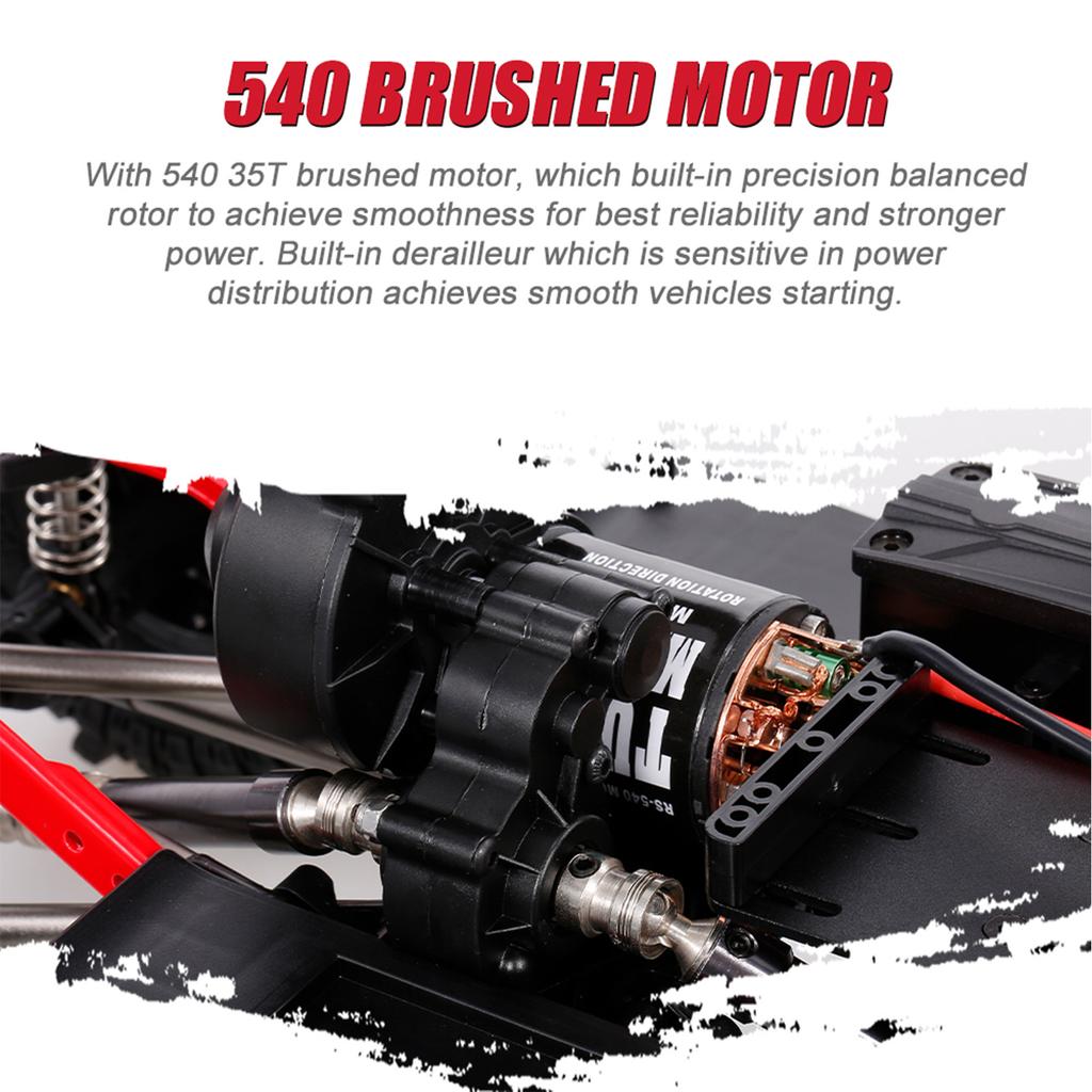 AUSTAR A2X-313C RC Car Chassis 275mm/10.8inch Wheelbase Chassis Frame 540 35T Motor for 1/10 RC Crawler Car Axial  SCX10 II RC Car