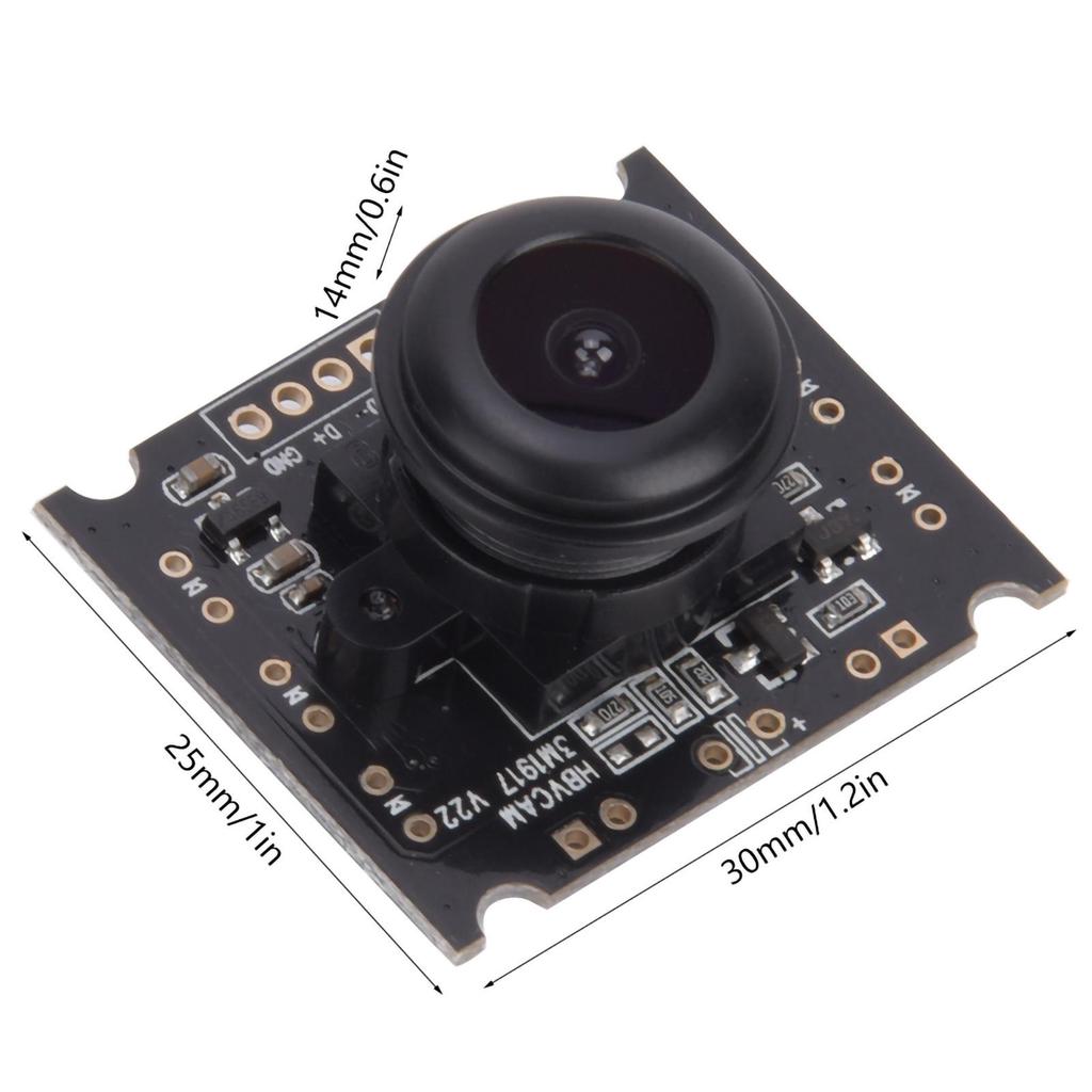 Модуль USB-камеры 3 МП 2048x1536 15 кадров в секунду 110° FOV с USB-кабелем для Windows 7 - Компактный 30x25x14 мм