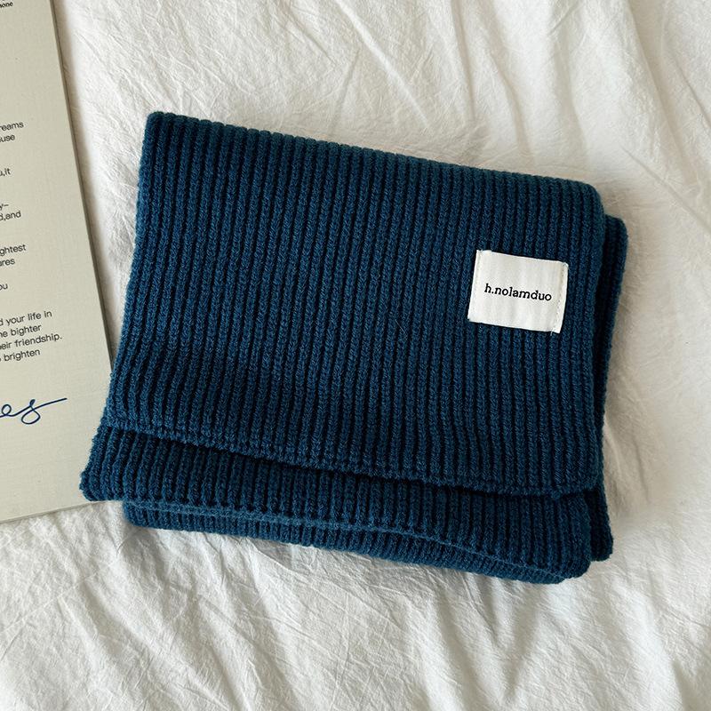 New Red Retro Plaid Christmas Scarf Women's Winter Atmosphere Green Thickened Warm Couple Scarf