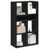 VidaXL Black Bookcase 66x31x112 Cm Engineered Wood, Storage Cabinet, Storage Shelf, Shelving Unit, 860302