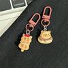 Capybara Pumpkin Capybara Keychain Creative Capibara Bag Hanging Donut Kapibara Pendant  Kids