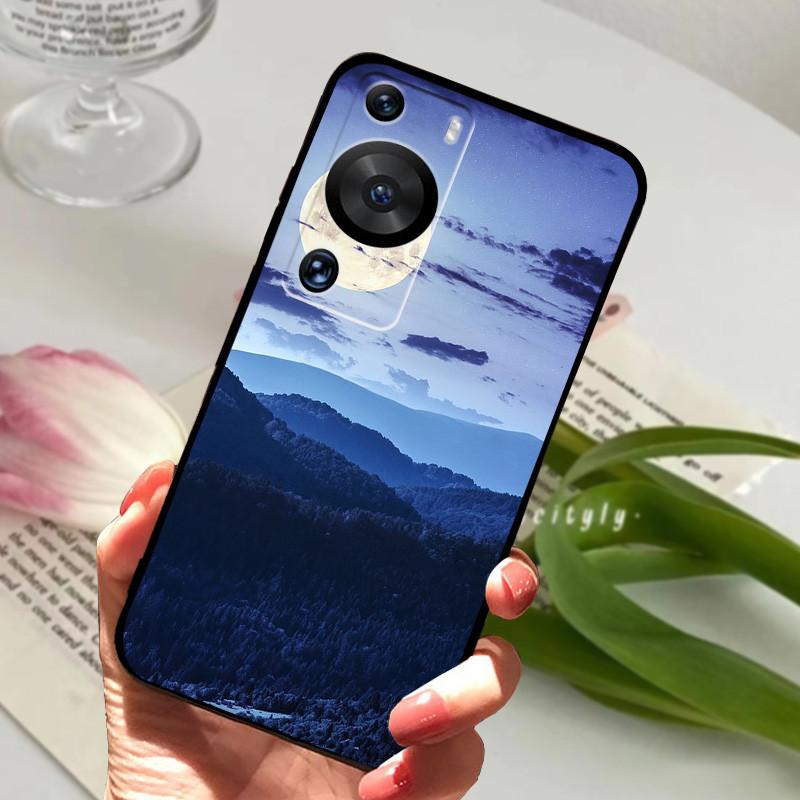 Для чехла Huawei P60 Мягкий силикон ТПУ Задняя крышка телефона Для чехлов Huawei P60 Pro Животный бампер Для HuaweiP60 P60Pro Защитный