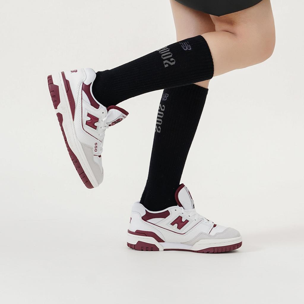 New Balance Кроссовки унисекс 550 Burgundy White Sea-Salt BB550LI1