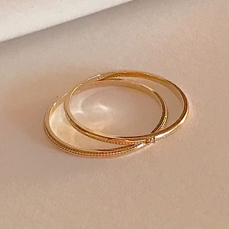 Кольцо дружбы из таупового 14-каратного золота - Минджа, кольцо с кубическим цирконием