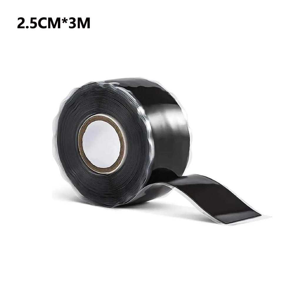1 Roll Waterproof Self-Fusing Silicone Tape for Pipe Leak Repair Highly ElasticSelf-Adhesive Waterproof Tape for Leaks