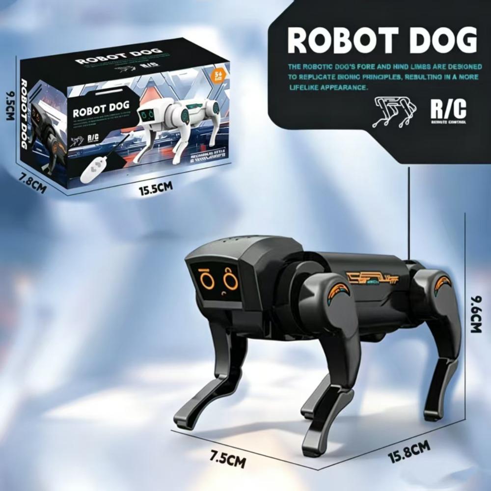 Electric RC Robot Dog Toy Mechanical Design Electric Robot Dog Fun Sound-activated Robot Home Play