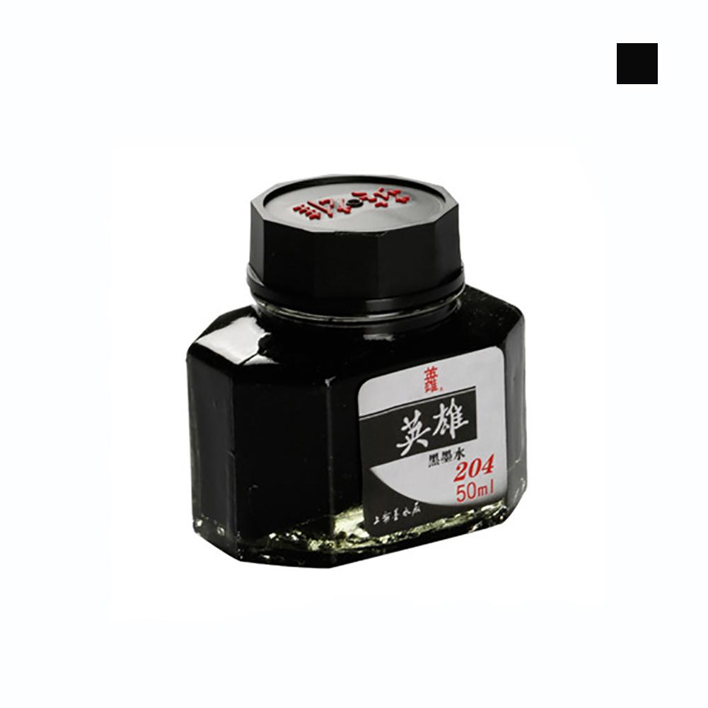 Канцелярские товары 50 мл каллиграфия перьевая ручка гладкие чернила стеклянная бутылка школьные канцелярские принадлежности